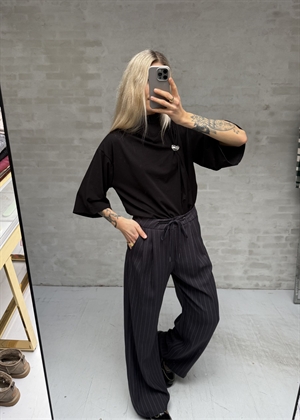 Ria 2/4 ss bluse Sort Selected Femme 